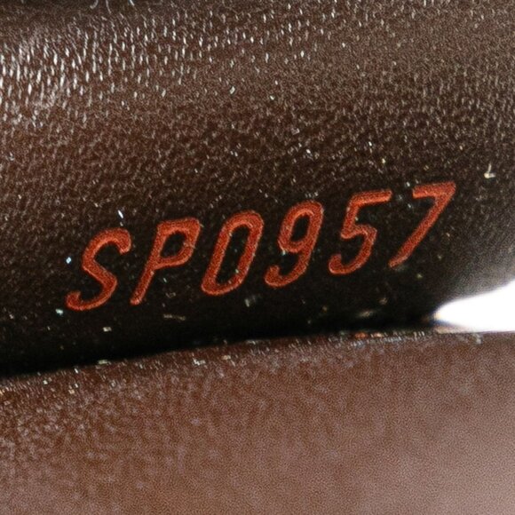 LOUIS VUITTON Brown Damier Leather Shoulder Bag - Picture 9 of 9